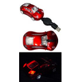 Mid-Size Car Shaped Optical Mouse w/Retractable Cable